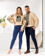 Вишиванки (льон меланж) "Борщівська Квітка" - Зображення 9