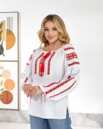 Вишиванка жіноча (домоткане полотно) "Стефанія"