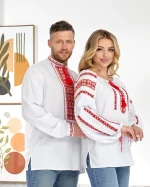 Вишиванки (домоткане полотно біле) "Стефан+Стефанія" - Зображення 7