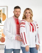 Вишиванки (домоткане полотно біле) "Стефан+Стефанія" - Зображення 11