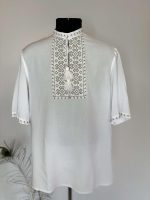 Вишиванка чоловіча, (білий штапель), "Коловорот", короткий рукав - Зображення 7