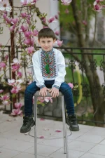 Вишиванка для хлопчиків (домоткане полотно), Франт - Зображення 2