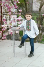 Вишиванка для хлопчиків (домоткане полотно), Франт - Зображення 4
