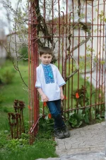 Вишиванка для хлопчиків, домоткане полотно, "Серця" - Зображення 8